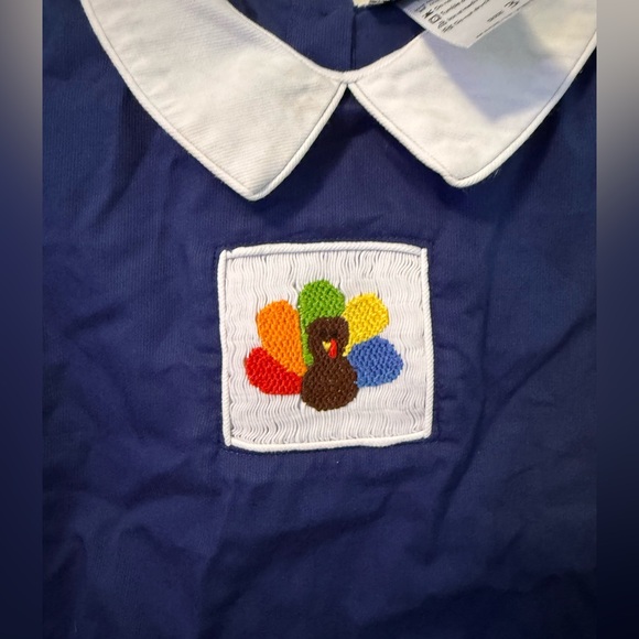The Smocked Kids Turkey Smocked Set - Picture 5 of 5